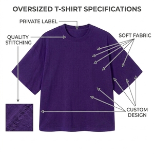 <b>Blank</b> Cotton Street Wear Tshirt Oversized Drop Shoulder Tshirt Custom High Quality Printing Heavy <b>Weight</b> T Shirt for Men - Product Image 6