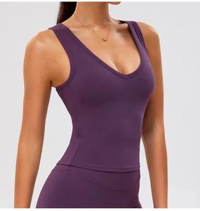 Chaleco Deportivo sin Mangas Transpirable y sin Costuras para Mujer, Venta al Por Mayor, Ropa Deportiva para Gimnasio y Entrenamiento - Product Image 2