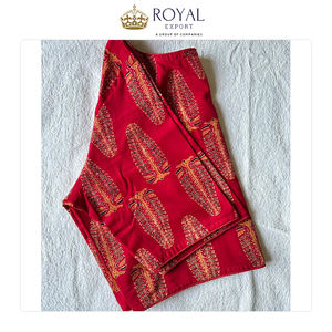 Nueva Llegada, Diseño Atractivo, Hermosa Blusa de Algodón Estampada a Mano con Bloques de Color, Completamente Cosida, para Uso Diario Informal, en Venta - Product Image 4