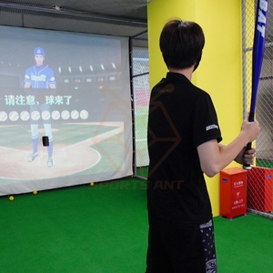 Simulador de juego de béisbol AR de deportes digitales, entrenamiento de béisbol en interiores, simulador de simulación de golpe y lanzamiento, juego de béisbol en interiores - Product Image 4