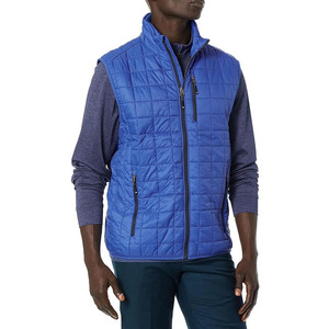 Gilet matelassé en polytaffetas pour hommes, isolant et résistant à l'eau, pour usage extérieur, respirant, léger et coupe-vent - Product Image 3