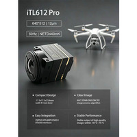 Module de caméra thermique FPV GST ITL612Pro 640x512 avec objectif 9,1 mm, mini 17x17 mm, 30 broches USB MIPI, non refroidi, pour détection de charge utile de drone