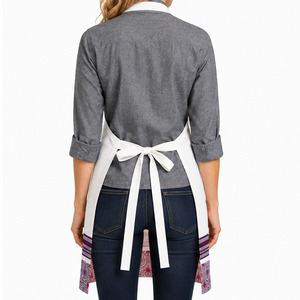 Highest Selling Beautiful Printed 100% Cotton Kitchen Apron Eco-Friendly Customized Size and Color Supplier in India. - Product Image 3