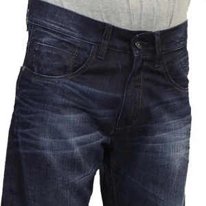 New Wholesale Men's Baggy Denim <b>Jeans</b> Pants Custom Logo Stylish Streetwear Hip Hop <b>Embroidered</b> - Product Image 4