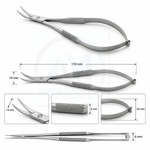 AL MIDA HEALTH CARE INSTRUMENTS Tijeras Quirúrgicas Oftálmicas de Alta Calidad, Instrumentos Microquirúrgicos de Precisión de Acero Inoxidable - Product Image 5