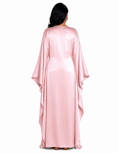 Nuevo Kaftan Abaya de Estilo Elegante con Manga Larga y Largo hasta el Suelo en Seda Satén para Mujer, Atuendo Suave y Cómodo - Product Image 2