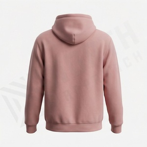 Factory Direct <b>Men</b> Solid Hooded Winter <b>Thermal</b> Hoodie Latest Style Cotton Low MOQ Private Label Basics ODM Supply Custom Color - Product Image 2