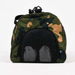 Unisex Camouflage Polyester Gym Duffle <b>Bag</b> with Adjustable Strap Zipper Closure Breathable Mesh Front <b>20L</b> Capacity Casual Style - Product Image 1