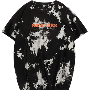 Pantone Wash Tie Dye T Shirt 100% coton surdimensionné fait à la main au Vietnam - Product Image 3