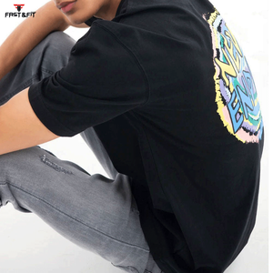 Camiseta Unisex Casual de Verano 100% Algodón, Talla Grande para Hombre, con Estampado de Letras, Ecológica y Transpirable - Product Image 4