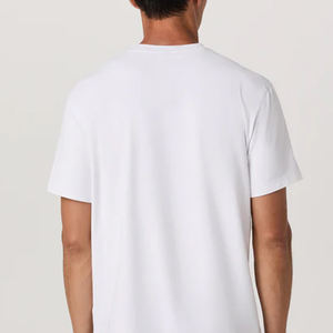 เสื้อยืดคอกลมผ้าฝ้ายเรียบง่ายสำหรับผู้ชาย เสื้อยืดเปล่าสำหรับผู้ชาย ผู้ผลิตเสื้อยืดแบบกำหนดเองสำหรับผู้ชาย - Product Image 6