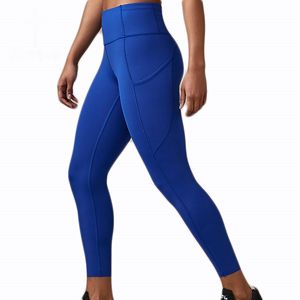 Women's Fashion Leggings Pants Yoga Training Workout Fitness Wear Stretched <b>Tights</b> Nylon Spandex Fabric Customized Logo Printing - Product Image 6