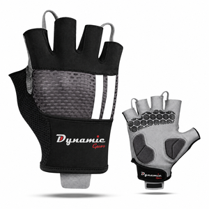 Gants de cyclisme demi-doigts antidérapants, absorbant les chocs, rembourrés et respirants pour la course, les loisirs et les activités de plein air - Product Image 1