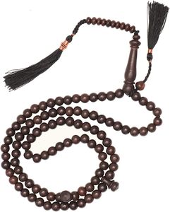 Tasbih de Cuerno Natural Hecho a Mano, Cuentas de Oración Islámicas de Tacto Real y Económicas para Zikr, Meditación, Regalo Religioso, Uso M/S SHAAD - Product Image 5