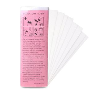 Bandes d'épilation jetables blanches non tissées 20x7cm pour salon de beauté et usage PMU - Product Image 3