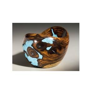 Tazón Hecho a Mano de Resina Epoxi y Madera de Acacia - Tazón de Ensalada de Lujo para Bodas, Ecológico y Apto para Lavavajillas, para Servir con Estilo y Decoración - Product Image 2