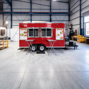 Camión de Comida Móvil con Cocina Completa, Carrito de Comida Mexicana para Tacos y Burritos, Camioneta de Helados Personalizada de Acero Inoxidable Multifuncional - Product Image 3