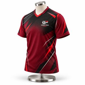 Camiseta Clásica de Bádminton con Diseño de Cuello Refinado, Costuras Impecables y Apariencia Elegante para Competiciones de Equipo - Product Image 3