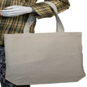 Sac fourre-tout en toile de coton personnalisé avec logo imprimé, promotionnel, écologique, réutilisable, avec poignées en corde, vente en gros, approvisionnement en vrac - Offre Spéciale - Product Image 2