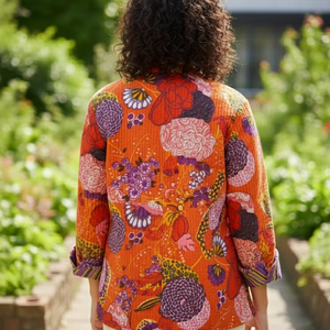 Veste matelassée en coton pour femme, nouvelle collection hiver 2026, en polaire épaisse, respirante, grande taille, avec logo personnalisé - Product Image 2