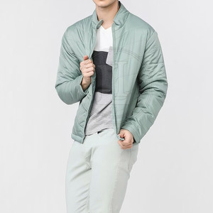 Men Casual Puffer Jacket Front Logo Winter Comfort Breathable <b>Coat</b> - Product Image 3
