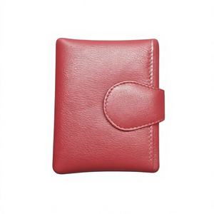 Trending New Designer Vintage Style Men's Short Wallets Black Leather with Satin Lining Slim <b>RFID</b> Feature Logo Pattern Daily Use - Product Image 1