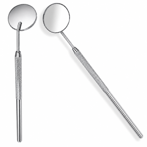 Handheld Pocket Round Stainless Steel <b>Mirror</b> 3X <b>Magnifying</b> Single Side Silver Finish <b>Makeup</b> Tool - Product Image 6