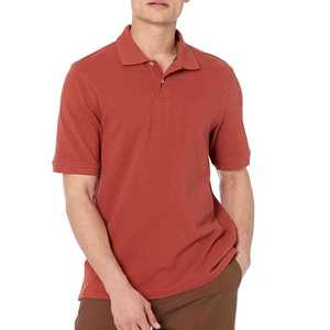 Chemises polo pour hommes, motifs unis, couleurs unies, tissu respirant, personnalisables, vêtements d'été pour hommes à prix avantageux - Product Image 5