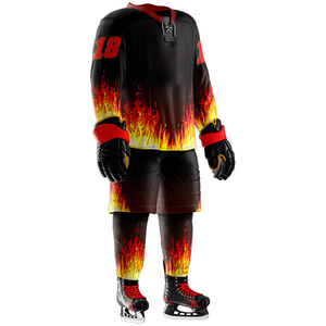 Uniformes de Hockey sobre Hielo de Último Diseño y Alta Calidad, Cortos, Transpirables, de Secado Rápido, Personalizados para Equipos Deportivos, Unisex, Precios al por Mayor - Product Image 3