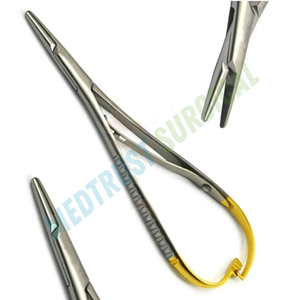 Ortho Mathieu Needle Holder TC Built In Serrations High Stiffness <b>Tungsten</b> Carbide Orthopedic Surgical Instrument - Product Image 4