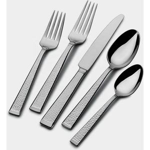 Logo personnalisé livraison rapide couteau fourchette en acier inoxydable argenterie ensemble de couverts en acier inoxydable poignée de concepteur - Product Image 4