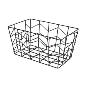 Panier de rangement pour fruits et légumes en fer pur de couleur noire de qualité supérieure, idéal pour les mariages, les anniversaires et les fêtes - Product Image 1