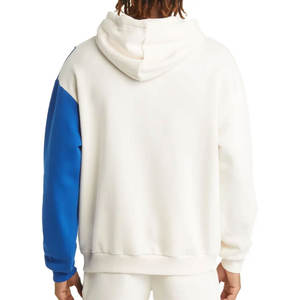 Pk Base personnalisé hommes 100% coton français éponge à capuche poids lourd goutte épaule Street-wear pull à capuche blanc pour hommes - Product Image 4