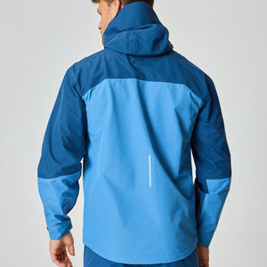 Chaqueta Deportiva Impermeable y Transpirable para Hombre, con Capucha, Bloques de Color, Cierre de Cremallera y Mangas Largas, Estilo Deportivo - Product Image 6