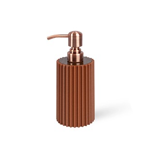 Distributeur de savon rond en cuivre, support traditionnel en métal pour lavage des mains liquide, facile à nettoyer - Product Image 4