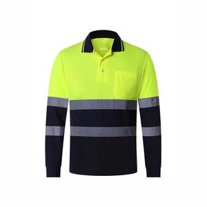 Camisa de Seguridad Reflectante de Alta Visibilidad de Manga Larga, Ropa de Trabajo Personalizada para Construcción, Camisa de Trabajo de Alta Visibilidad, Ropa de Seguridad Industrial - Product Image 2