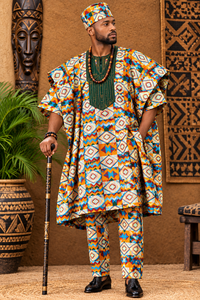 Tela Seersucker Africana Bordada, Tejido de Poliéster y Algodón, Muy Pesado, 150 GSM, para Vestidos de Novia - Product Image 2