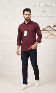 เสื้อเชิ้ตผู้ชายแบบทางการ สีพื้น แขนยาว ปกคอปกเสื้อ แนวธุรกิจลำลอง รับผลิตตามแบบ OEM ODM - Product Image 4