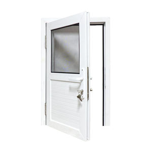 Puerta Abatible Hoffen uPVC con Malla Mosquitera 81x205, Insonorizada, Impermeable y con Aislamiento Térmico para Edificios - Product Image 1