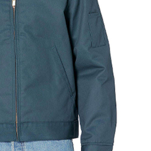 Vestes pour hommes en toile de coton très résistante, zippées, avec poches robustes, style streetwear décontracté, vente en gros. - Product Image 3