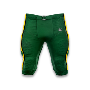 Maillot de football américain sans manches personnalisé pour homme, imprimé léopard jaune et vert, anti-humidité, coupe ajustée, vêtement de sport - Product Image 6