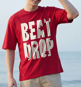 Camiseta Personalizada al por Mayor para Hombre con Estampado DTF, Algodón de Alta Calidad, Ropa Casual, Tejido Transpirable y Suave, Fabricación OEM de Marca Privada - Product Image 5