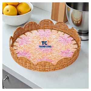 Plateau en nacre d'exportation directe d'usine, surface incrustée artistique, plateau incrusté de perles, Vietnam - Product Image 1