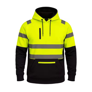 Sweat-shirt réfléchissant haute visibilité pour homme, personnalisable avec logo et taille, pour travaux de construction, imperméable et confortable - Product Image 1
