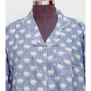 Chemise longue en coton style kimono pour femme, charme capricieux, élégance fluide et soyeuse, robes décontractées en gros - Product Image 3