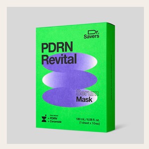 Mascarilla facial para hombre ITSSKIN It's Skin Dr. Savers PDRN Revital Serum Mask, 10 unidades, 1 paquete de mascarillas faciales - Product Image 1