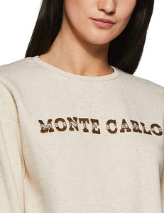 Sudadera de Cuello Redondo de Algodón Oversize de Alta Calidad para Mujer, con Logotipo Personalizado, Nueva Moda, Sudadera con Gráficos Termotransferibles en la Parte Delantera - Product Image 4