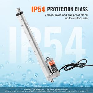 Attuatore Lineare 12V con Carico Elevato 330 libbre/1500N, Movimento Lineare 0,19 pollici/s, Staffa di Montaggio 1° Tipo per Cilindri - Product Image 4