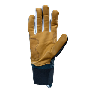 Protège-mains de frappeur en cuir véritable supérieur, antidérapants, avec paume collante, pour protection au baseball, fermeture auto-agrippante - Product Image 3