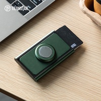 Dompet Kartu TILONSTAR TVC905AT Model Terbaru dengan Kantong Uang Koin, Hadiah Custom Anti Maling, Tempat Kartu RFID Aluminium